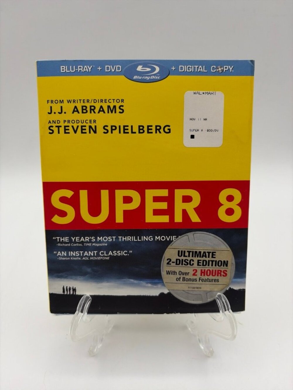 Super 8 Blu-ray DVD Ultimate 2-Disc Edition W/Slipcover Spielberg Brand New